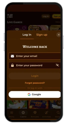 PlayJonny casino apk