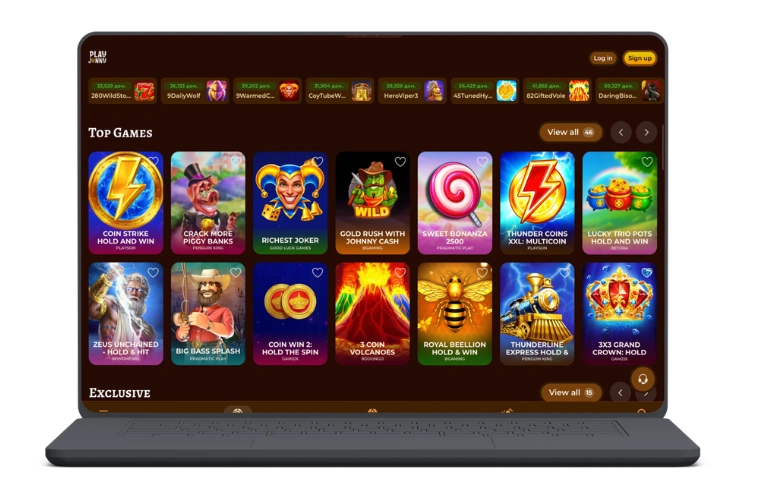 PlayJonny Casino official